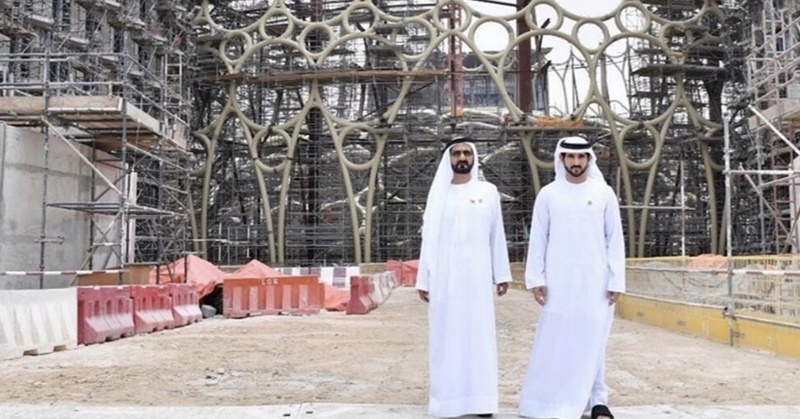 [WATCH] Sheikh Mohammed Inspects Dubai Expo 2020 Construction Progress