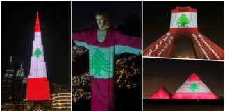 Pray for Lebanon, Countries Light Up Lebanese Flag in Solidarity after Beirut Explosion