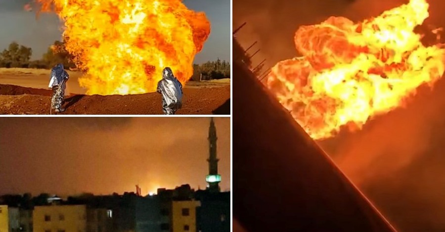 syria pipeline explosion